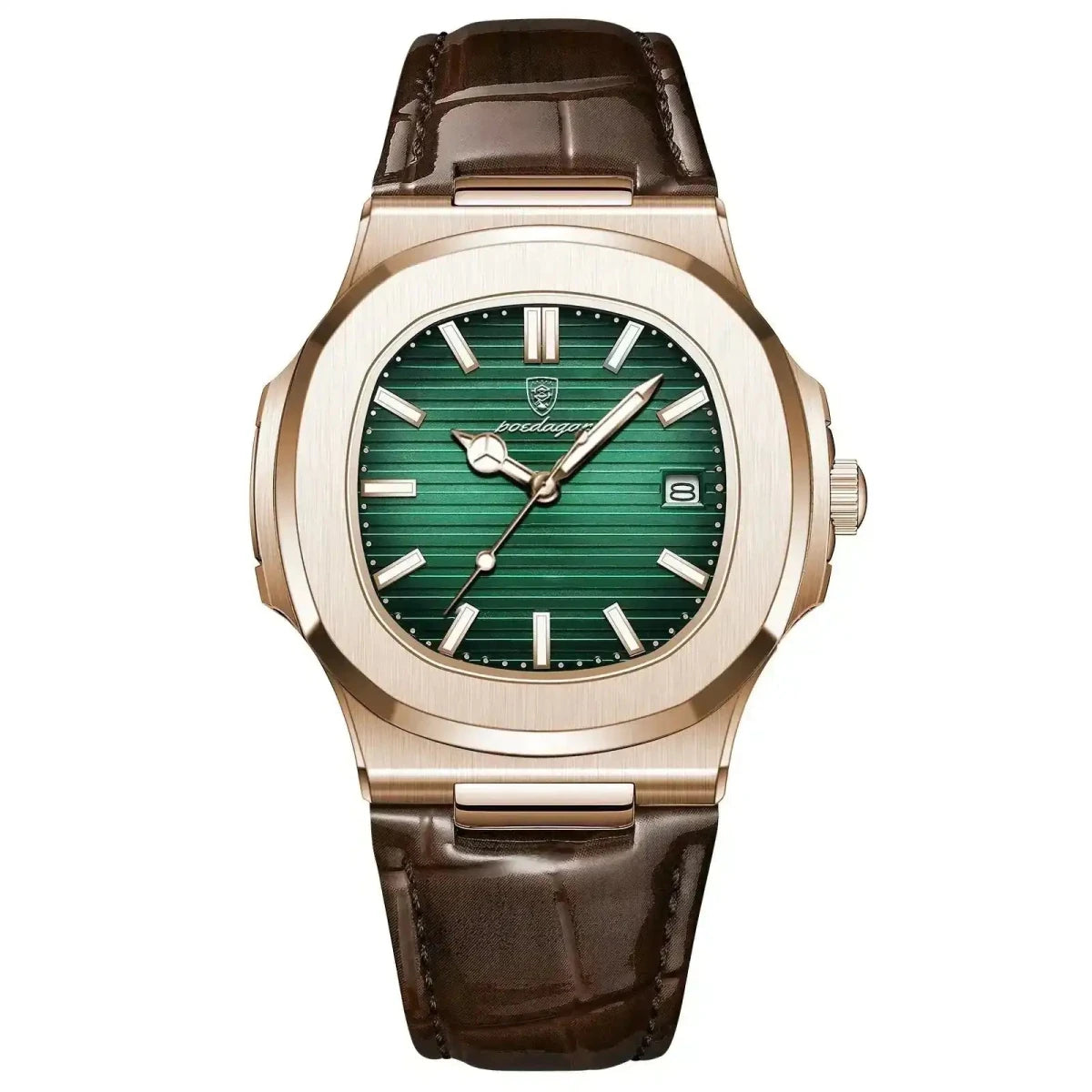 Vetro® Nautilus Leather Green - Vetro Watches