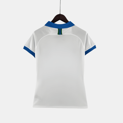 Camisa Feminina Seleção Brasileira 2019/20 Branco - Fábrica do Hexa - Mantos da Seleção 2026
