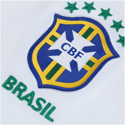 Camisa Feminina Seleção Brasileira 2019/20 Branco - Fábrica do Hexa - Mantos da Seleção 2026