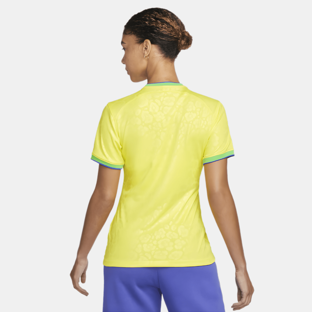 Camisa Feminina Seleção Brasileira 2022/23 Amarela - Fábrica do Hexa - Mantos da Seleção 2026