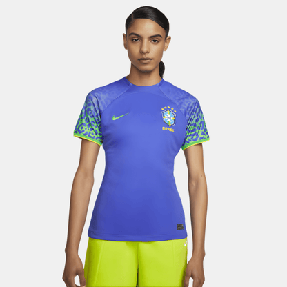 Camisa Feminina Seleção Brasileira 2022/23 Azul - Fábrica do Hexa - Mantos da Seleção 2026