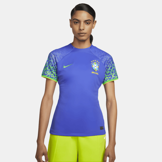 Camisa Feminina Seleção Brasileira 2022/23 Azul - Fábrica do Hexa - Mantos da Seleção 2026