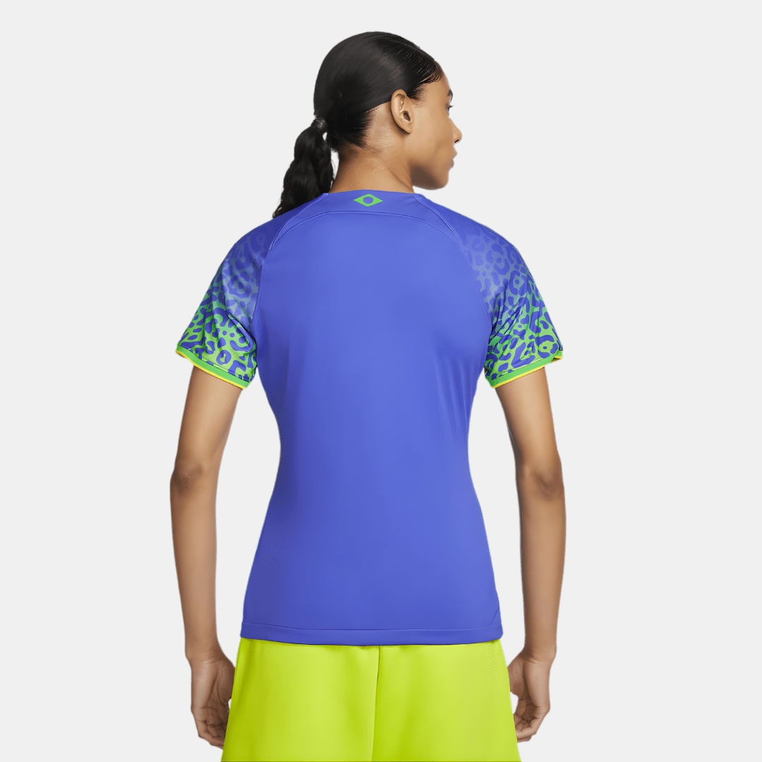 Camisa Feminina Seleção Brasileira 2022/23 Azul - Fábrica do Hexa - Mantos da Seleção 2026