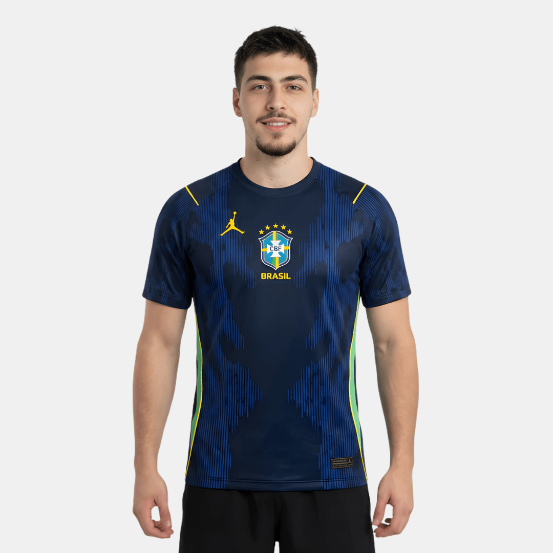 Camisa Seleção Brasileira 2026 Azul - Fábrica do Hexa - Mantos da Seleção 2026