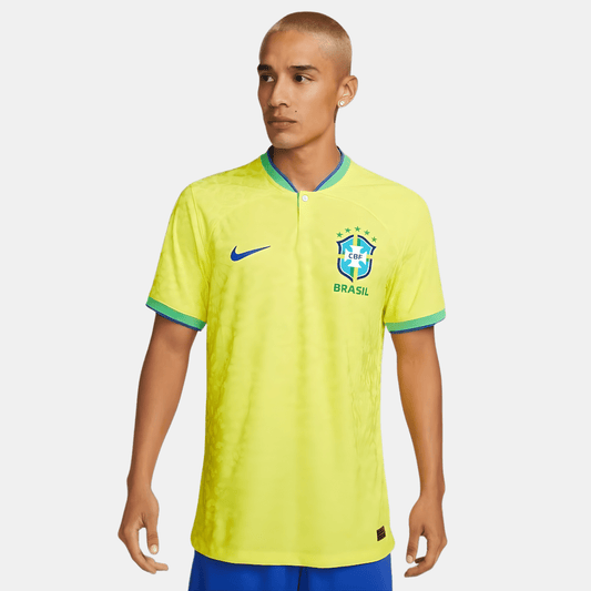 Camisa Seleção Brasileira Jogador 2022/23 Amarela - Fábrica do Hexa - Mantos da Seleção 2026