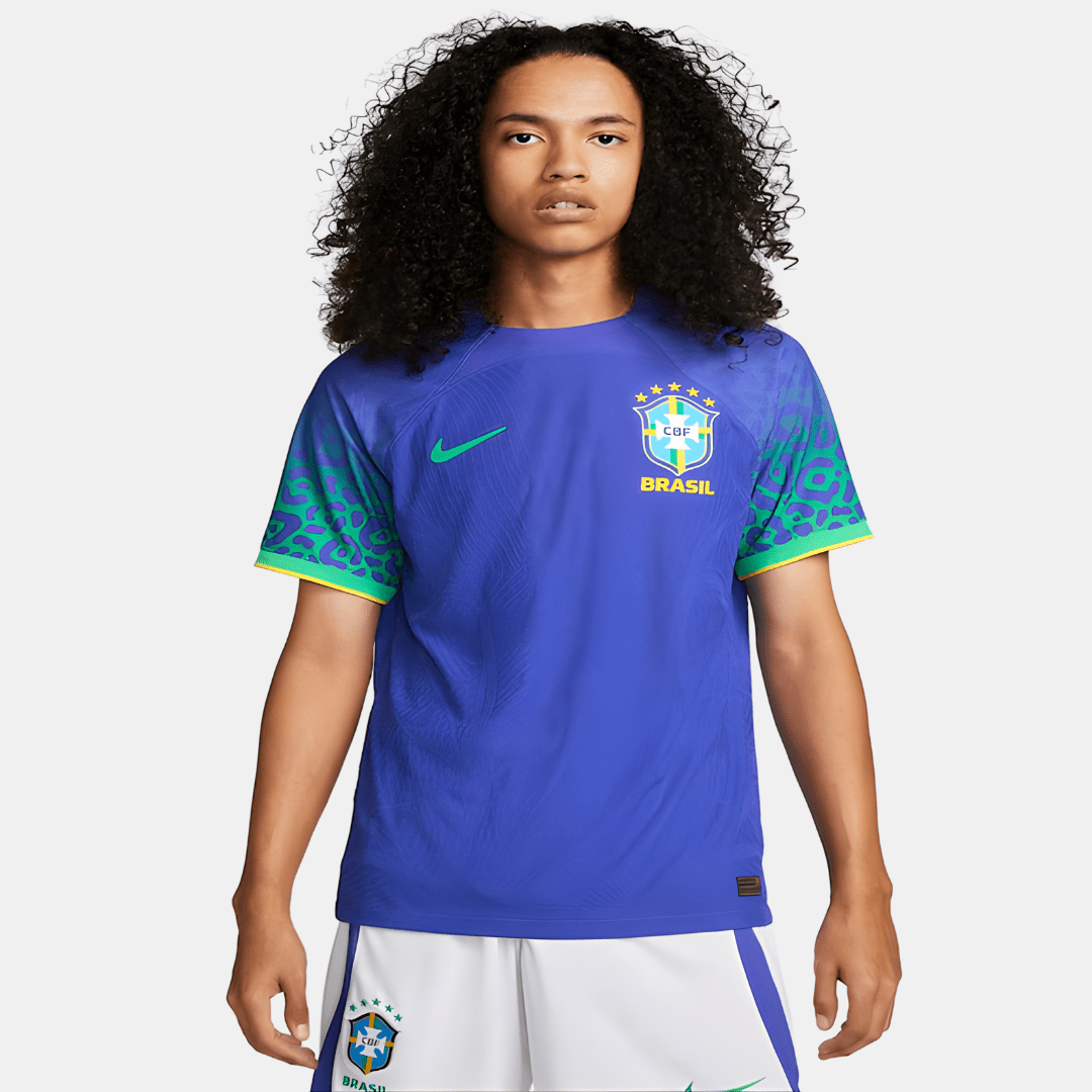 Camisa Seleção Brasileira Jogador 2022/23 Azul - Fábrica do Hexa - Mantos da Seleção 2026