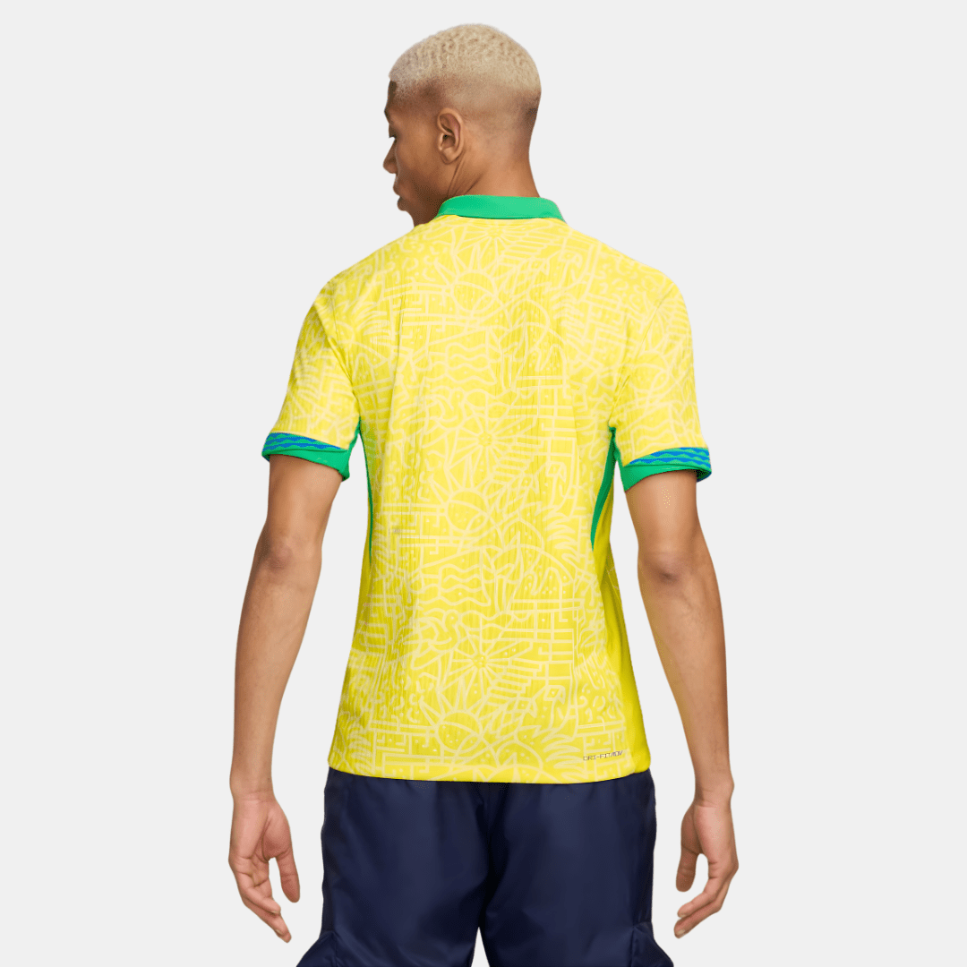 Camisa Seleção Brasileira Jogador 2024/25 Amarela - Fábrica do Hexa - Mantos da Seleção 2026