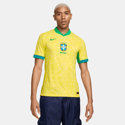 Camisa Seleção Brasileira Jogador 2024/25 Amarela - Fábrica do Hexa - Mantos da Seleção 2026