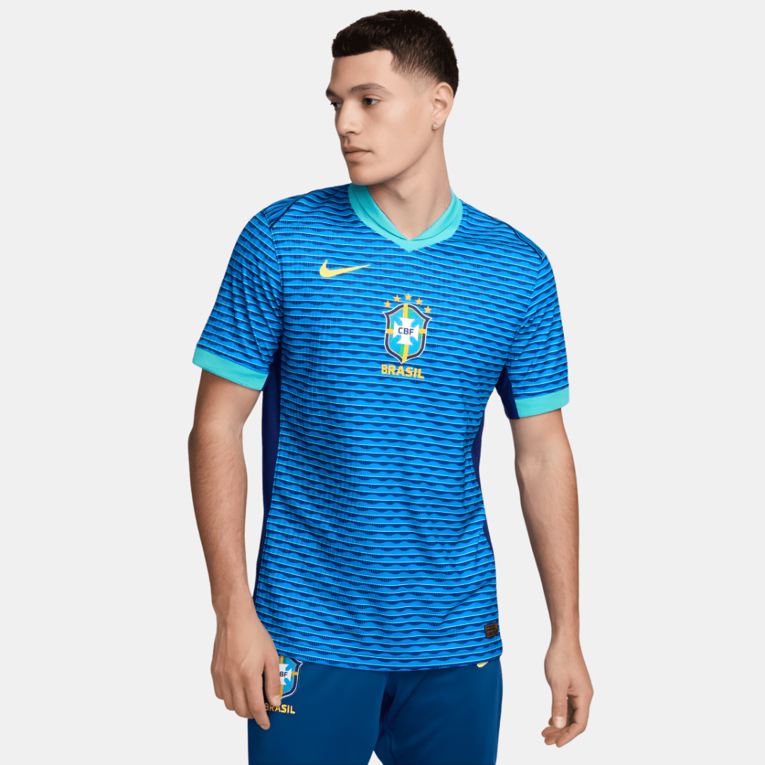 Camisa Seleção Brasileira Jogador 2024/25 Azul - Fábrica do Hexa - Mantos da Seleção 2026