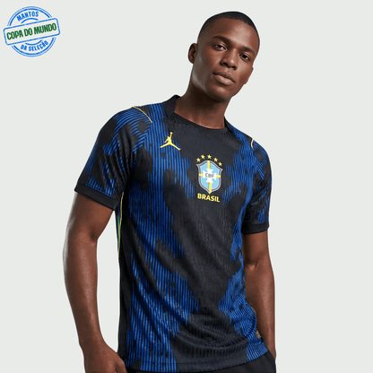 Camisa Seleção Brasileira Jogador 2026 Azul - Fábrica do Hexa - Mantos da Seleção 2026