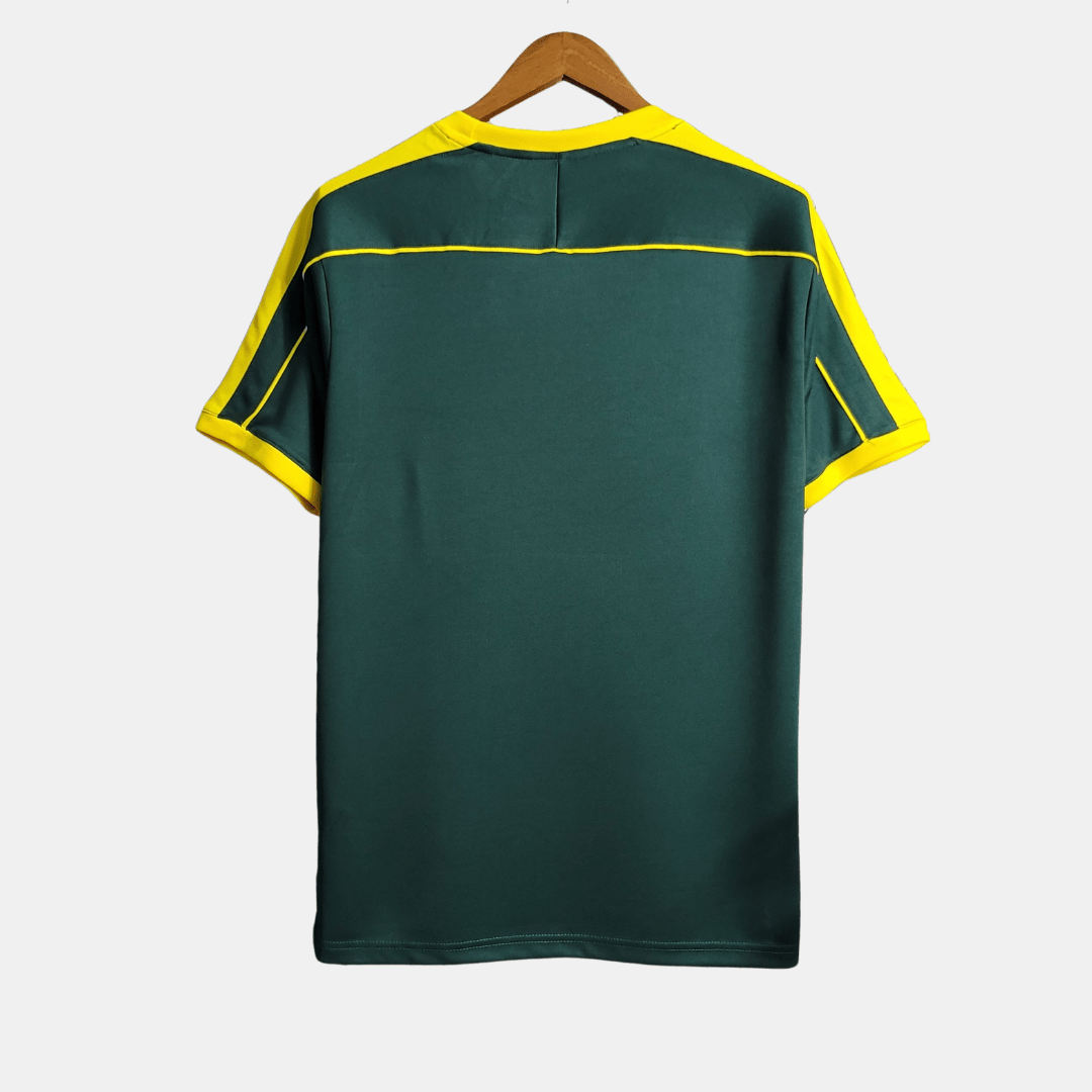 Camisa Seleção Brasileira Retrô 1998/99 Goleiro - Verde - Fábrica do Hexa - Mantos da Seleção 2026
