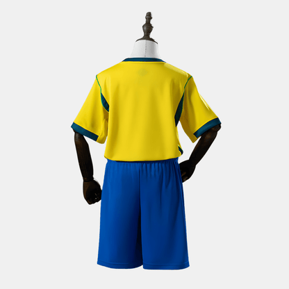 Kit Infantil Seleção Brasileira 2026/27 - Fábrica do Hexa - Mantos da Seleção 2026