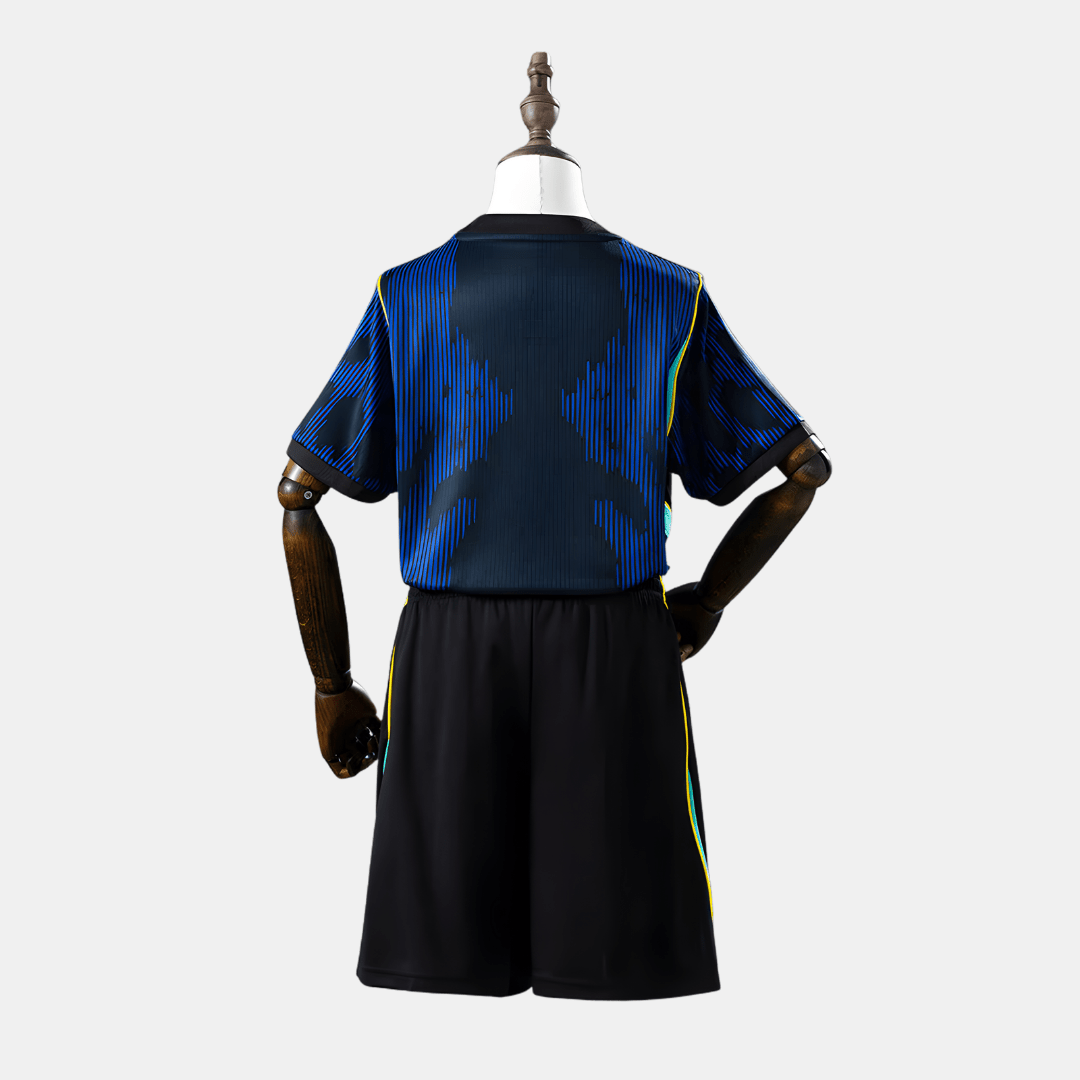 Kit Infantil Seleção Brasileira 2026/27 Away - Fábrica do Hexa - Mantos da Seleção 2026