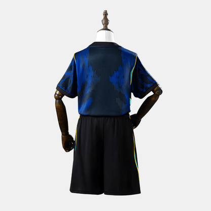 Kit Infantil Seleção Brasileira 2026/27 Away - Fábrica do Hexa - Mantos da Seleção 2026