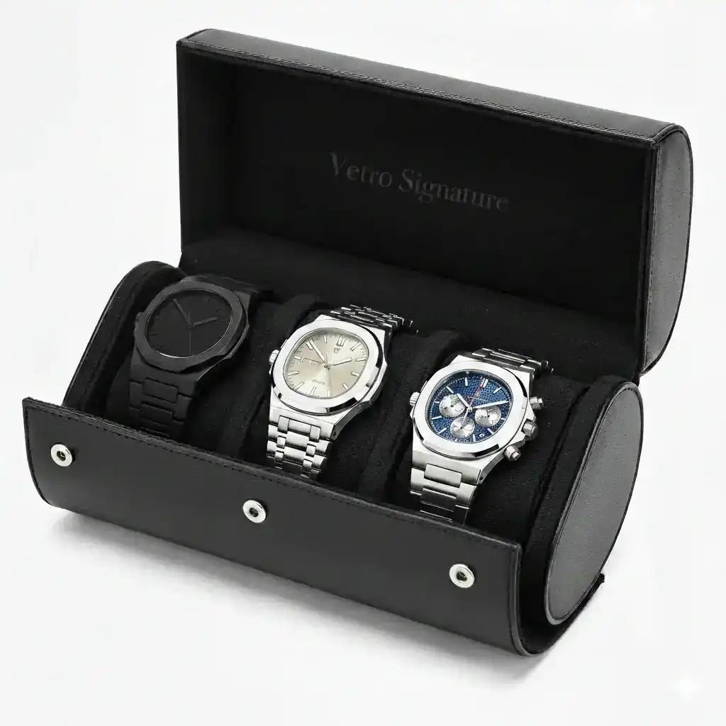 VETRO Collection – 3 Timepieces + Gift Case - Vetro Watches