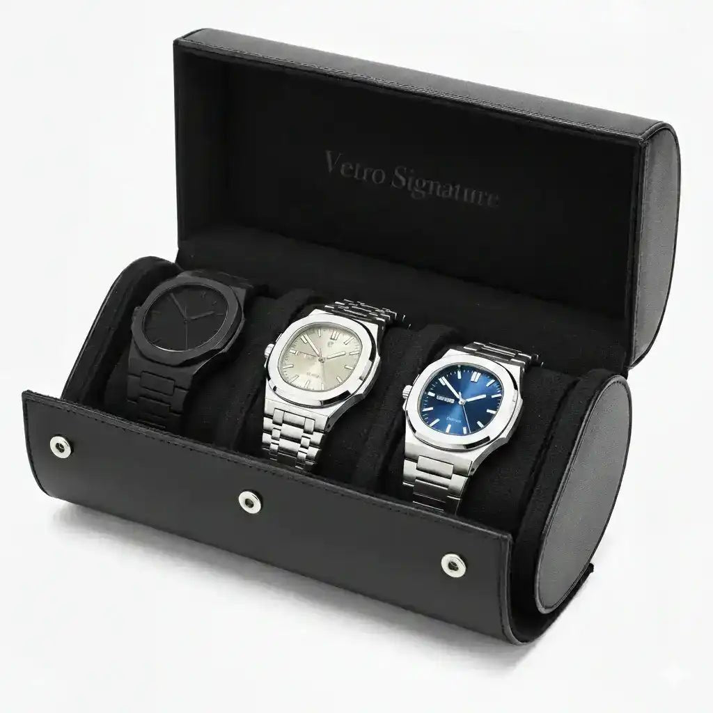 VETRO Collection V3 – 3 Timepieces + Gift Case - Vetro Watches